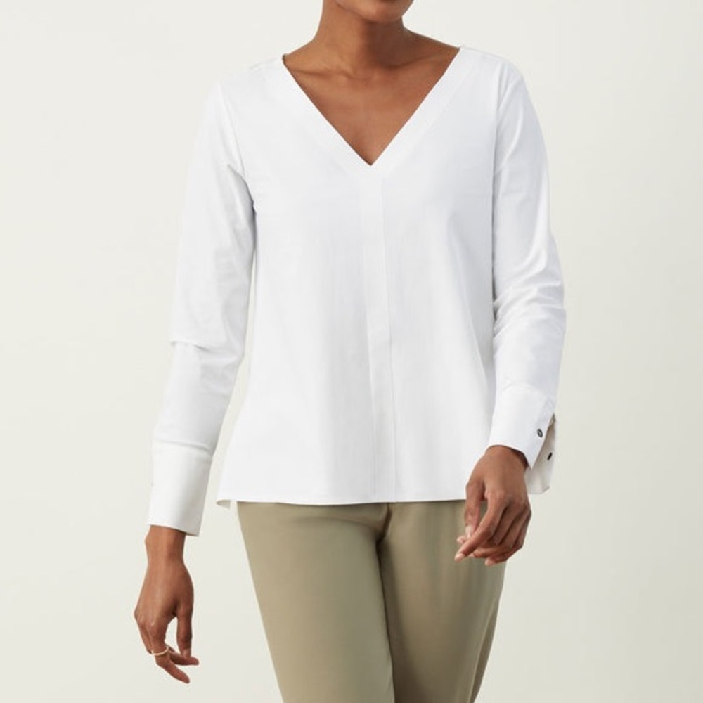 Aday Something Tailored Shirt in White